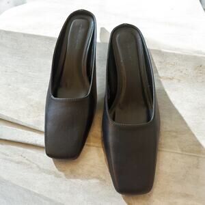French Connection Square Toe Mule Size 6.5